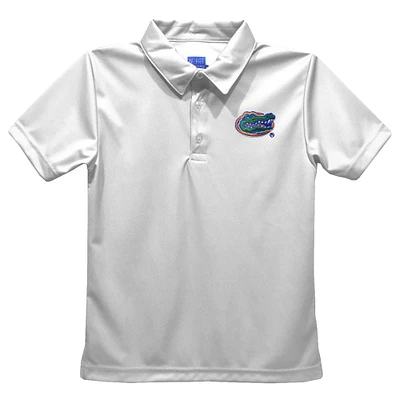 Toddler Vive La Fete  White Florida Gators Solid Polo