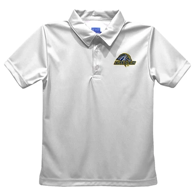 Toddler Vive La Fete  White University of New Haven Chargers Solid Polo