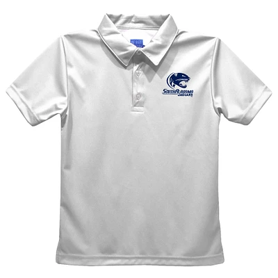 Toddler Vive La Fete  White South Alabama Jaguars Solid Polo