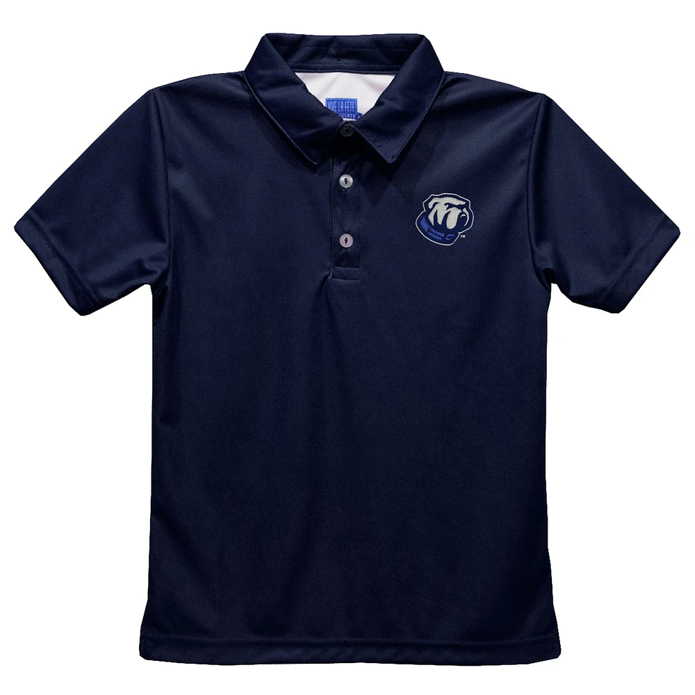 Toddler Vive La Fete Navy Citadel Bulldogs Solid Polo