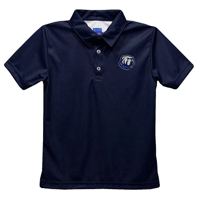 Toddler Vive La Fete  Navy Citadel Bulldogs Solid Polo