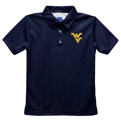 Toddler Vive La Fete Navy West Virginia Mountaineers Solid Polo
