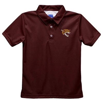 Youth Vive La Fete Maroon Bethune-Cookman Wildcats Solid Polo