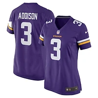 Women's Nike Jordan Addison  Purple Minnesota Vikings Team Game Jersey