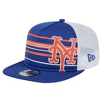 Men's New Era  Royal New York Mets 9FIFTY A-Frame Trucker Snapback Hat