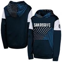 Youth Navy San Diego FC Unbeatable Pullover Hoodie