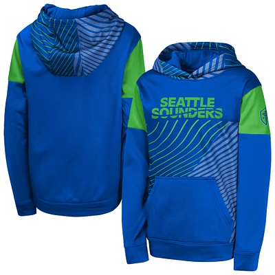 Youth Blue Seattle Sounders FC Unbeatable Pullover Hoodie