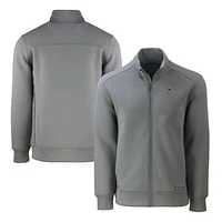 Men's Cutter & Buck Gray South Florida Bulls Roam Eco Recycled Full-Zip Jacket