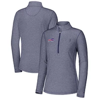 Women's Tommy Bahama Navy Buffalo Bills Sport Playa Vista Quarter-Zip Jacket