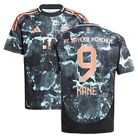 Youth adidas Harry Kane Black Bayern Munich 2024/25 Away Replica Player Jersey