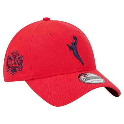 Men's New Era Red Washington Mystics 9TWENTY Adjustable Hat