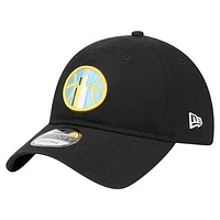 Men's Angel Reese Black Chicago Sky Name & Number Sidepatch 9TWENTY Adjustable Hat