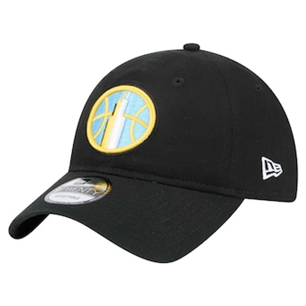 Men's Kamilla Cardoso Black Chicago Sky Name & Number Sidepatch 9TWENTY Adjustable Hat