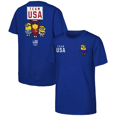 Men's  Royal Team USA Minions T-Shirt