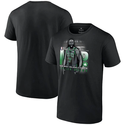 Men's Fanatics Jaylen Brown Black Boston Celtics 2024 NBA Finals Champions MVP Big & Tall T-Shirt