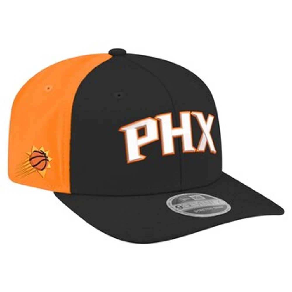 Men's New Era  Black Phoenix Suns Statement Edition Jersey 9SEVENTY Adjustable Hat