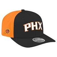 Men's New Era  Black Phoenix Suns Statement Edition Jersey 9SEVENTY Adjustable Hat