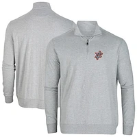 Men's Heather Gray Inland Empire 66ers Alumni Quarter-Zip Pullover Top