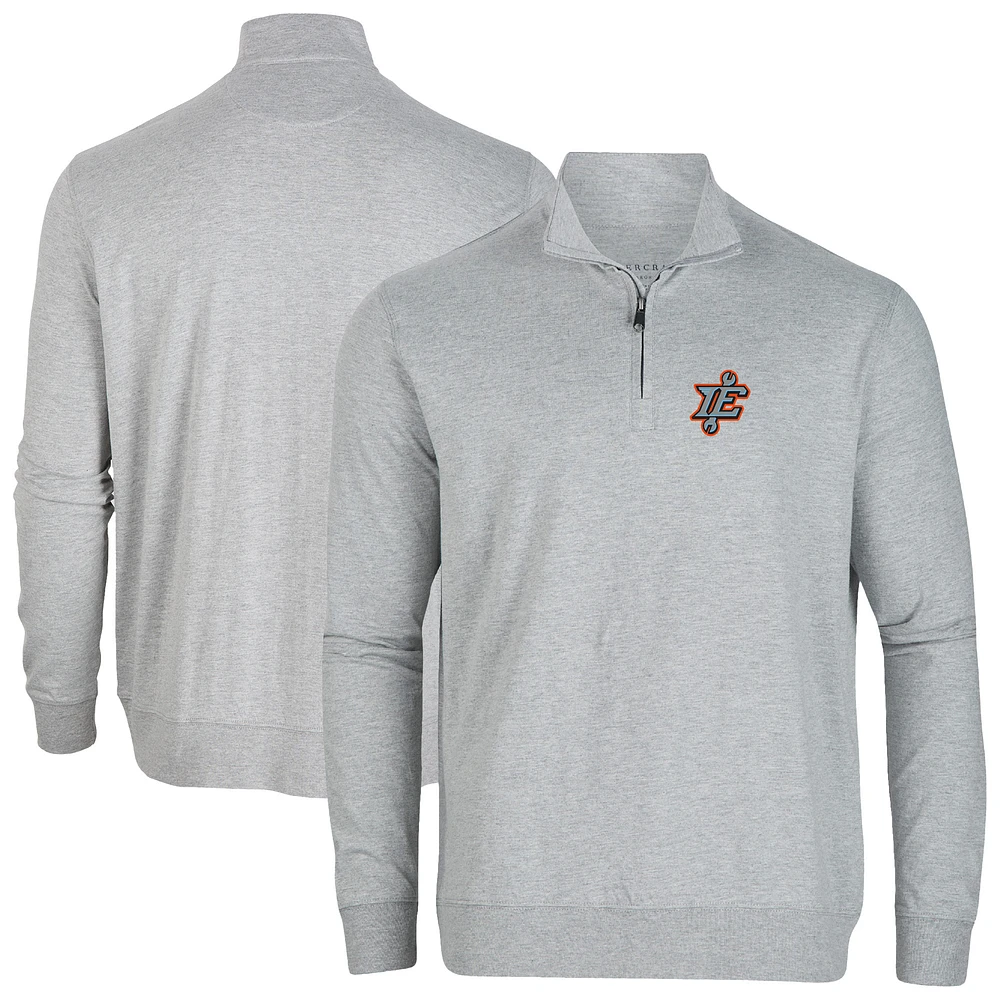Men's Heather Gray Inland Empire 66ers Alumni Quarter-Zip Pullover Top