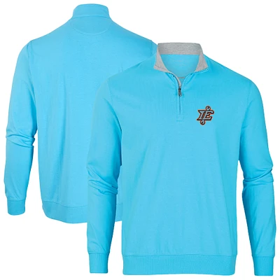 Men's Light Blue Inland Empire 66ers Alumni Quarter-Zip Pullover Top