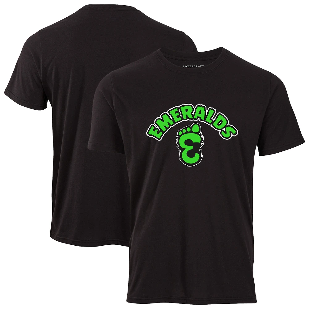 Men's Black Eugene Emeralds Essential T-Shirt