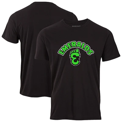 Men's Black Eugene Emeralds Essential T-Shirt