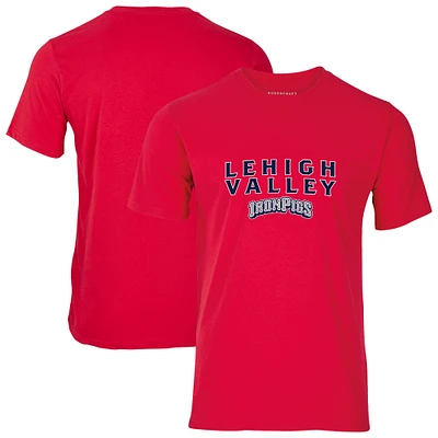 Men's Red Lehigh Valley IronPigs Essential T-Shirt