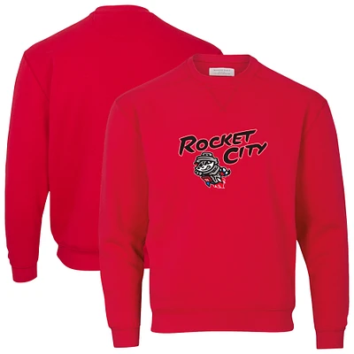 Men's Red Rocket City Trash Pandas Essential Fleece Crewneck Pullover Sweatshirt