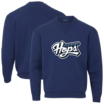Men's Red Corpus Christi Hooks Essential Fleece Crewneck Pullover Sweatshirt