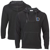 Men's Heather Black Durham Bulls Baja Fleece Pullover Hoodie