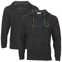 Men's Heather Black Eugene Emeralds Baja Fleece Pullover Hoodie