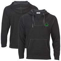 Men's Heather Black Eugene Emeralds Baja Fleece Pullover Hoodie