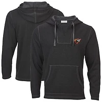 Men's Heather Black Fresno Grizzlies Baja Fleece Pullover Hoodie