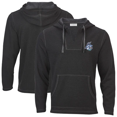 Men's Heather Black Hartford Yard Goats Baja Fleece Pullover Hoodie