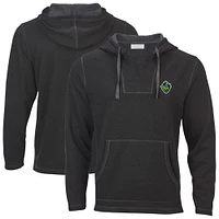 Men's Heather Black Hillsboro Hops Baja Fleece Pullover Hoodie