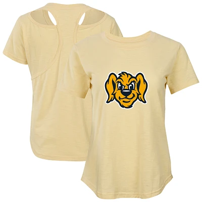 Women's Yellow Charleston RiverDogs Cut It Out T-Shirt