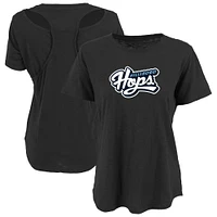 Women's Black Hillsboro Hops Cut It Out T-Shirt