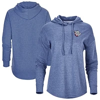 Women's Heather Navy Lehigh Valley IronPigs Dream Fleece Tri-Blend Pullover Hoodie