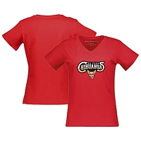 Women's  Red El Paso Chihuahuas Essential V-Neck T-Shirt