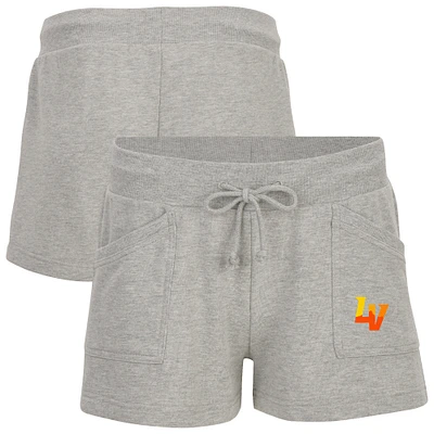 Women's  Heather Gray Las Vegas Aviators French Terry Shorts