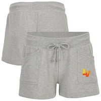 Women's  Heather Gray Las Vegas Aviators French Terry Shorts