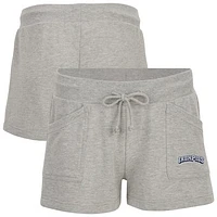 Women's  Heather Gray Lehigh Valley IronPigs French Terry Shorts