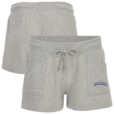Women's  Heather Gray Lehigh Valley IronPigs French Terry Shorts