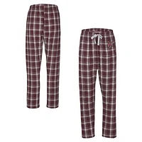 Women's Maroon Wisconsin Timber Rattlers Haley Flannel Sleep Pants