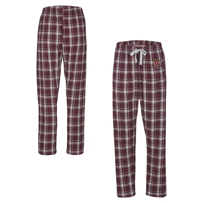 Women's Maroon Wisconsin Timber Rattlers Haley Flannel Sleep Pants