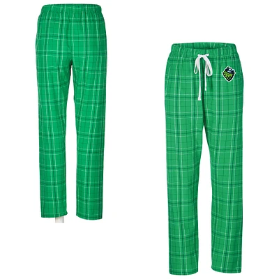 Women's Kelly Green Hillsboro Hops Haley Flannel Sleep Pants