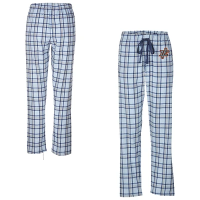Women's Light Blue Inland Empire 66ers Haley Flannel Sleep Pants