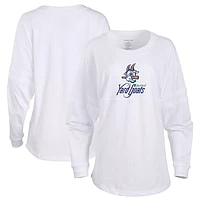 Women's Hartford Yard Goats Retro Jersey Long Sleeve Pom T-Shirt