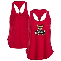 Women's Red El Paso Chihuahuas Twistback Tank Top