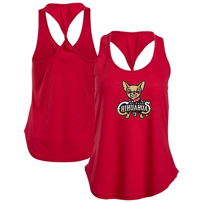 Women's Red El Paso Chihuahuas Twistback Tank Top